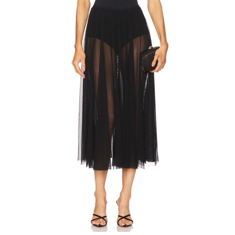 Norma Kamali , Flared Skirt With Panty