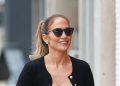 JLo’s chic Chloè jumper adds a luxe finish to her gym look