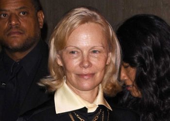 Pamela Anderson demonstrates why all black outfits are timeless