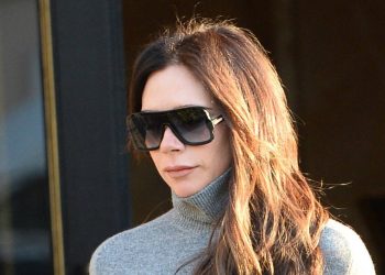 Victoria Beckham effortlessly styles knitwear and tailoring