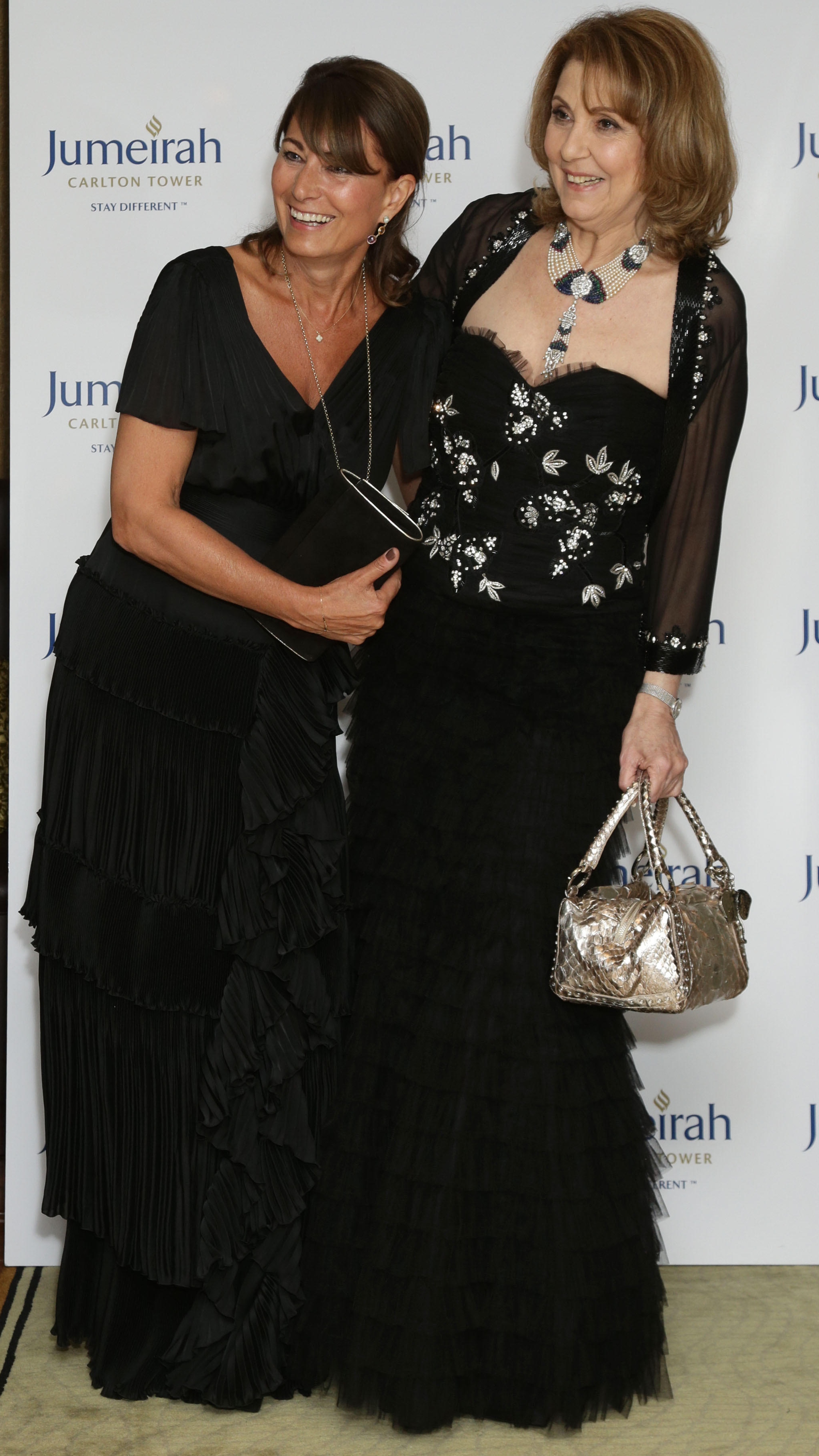 Carole Middleton and Maria Shammas MBE, Chairman of the British Red Cross International Fundraising, attend the British Red Cross Ambassadors' Gala fundraiser