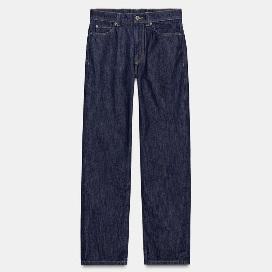 Zara Zw Collection Straight-Leg Jeans