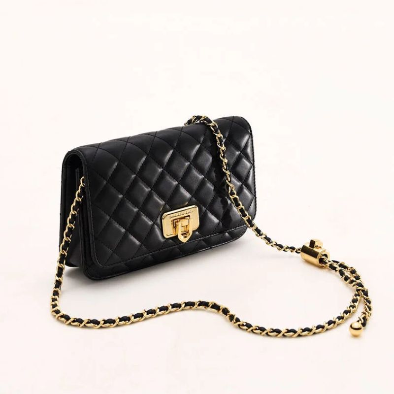 Cressida Quilted Push-Lock Clutch cut out