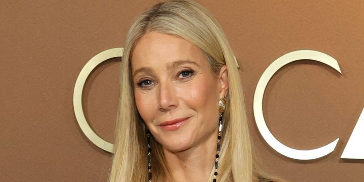 Gwyneth Paltrow wears this season’s trending dress silhouette