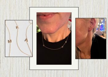 I get so many compliments on this unusual letter necklace