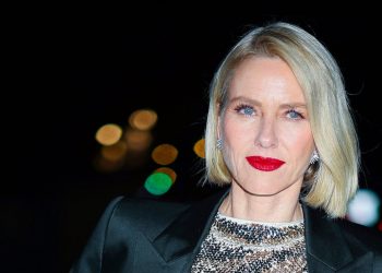 Naomi Watts adds a tailored twist to party dressing