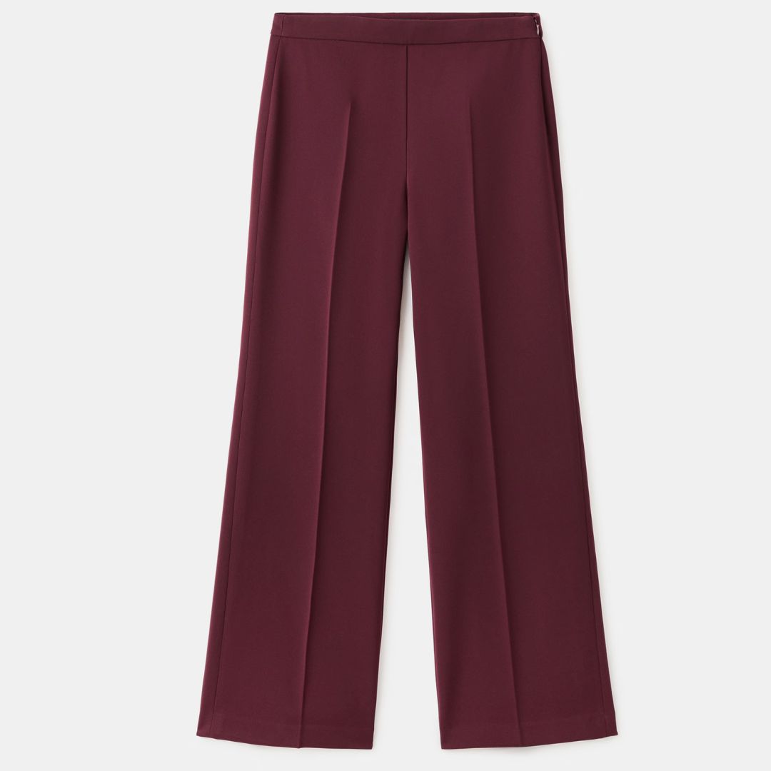 Mango Straight Mid-Rise Suit Trousers