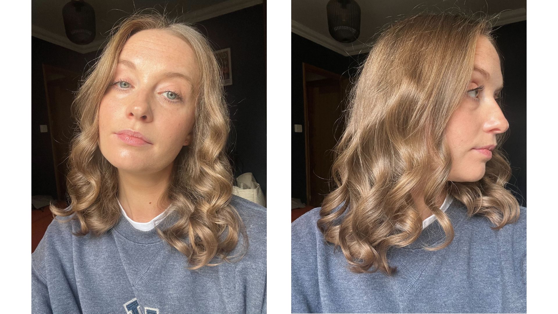 an image of our beauty writer after using the BaByliss Style Secret Air