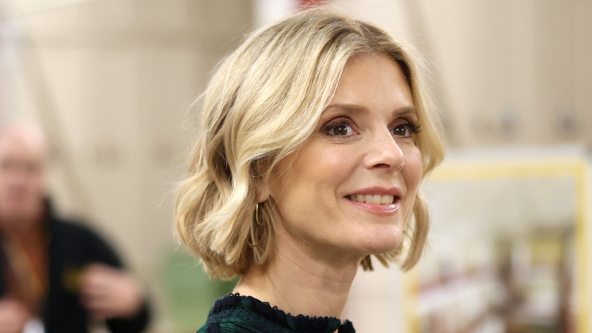 Emilia Fox volunteers to digitise a plant specimen for the Royal Botanic Gardens, Kew&amp;rsquo;s Digitisation Project at The Royal Botanic Gardens on December 03, 2024