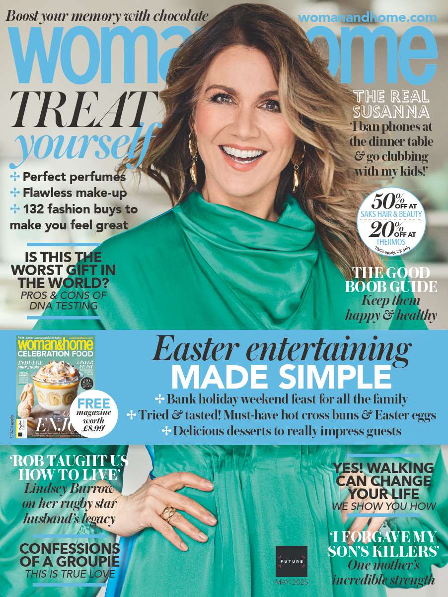 Susanna Reid on woman&amp;amp;home cover