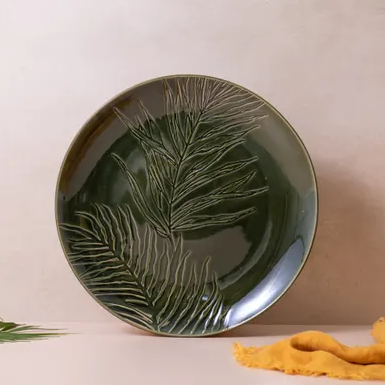 Dunelm green serving platter