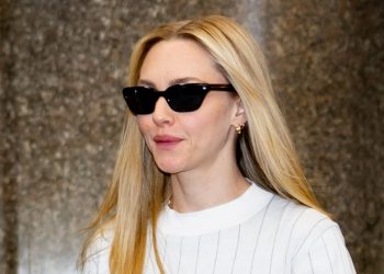 Amanda Seyfried gives Dr Martens boots a tailored spin