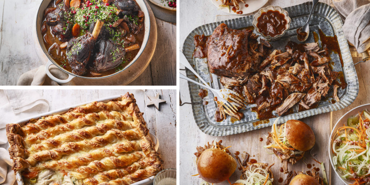 3 freezable recipes for easy entertaining – including lamb shanks, chicken pie, and pork sliders