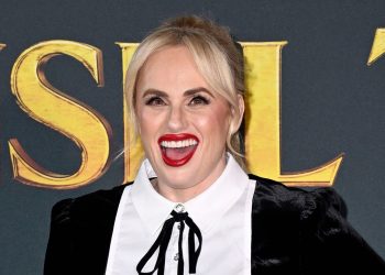 Rebel Wilson gives black and white tailoring a fresh update