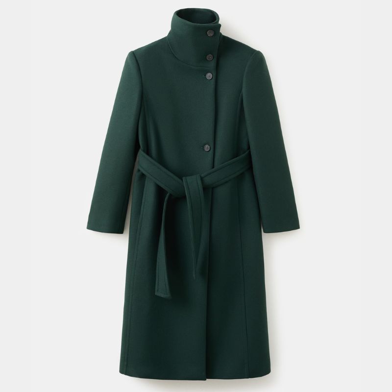Mango green, tailored coat