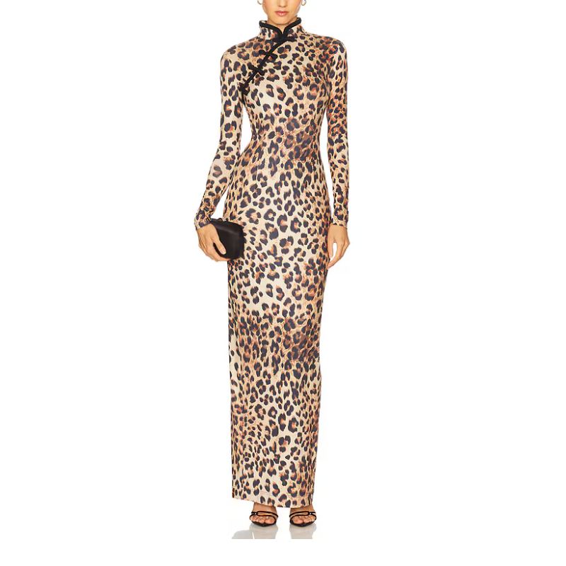 SAU LEE, Irene Print Dress