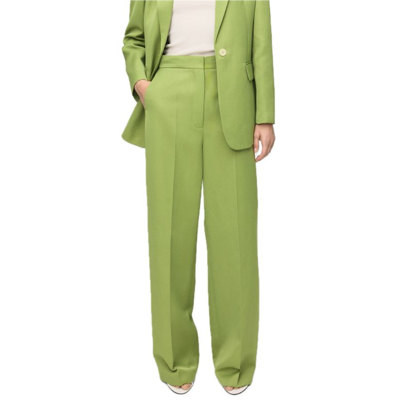 Mango , Straight-Fit Linen-Blend Suit Trouser