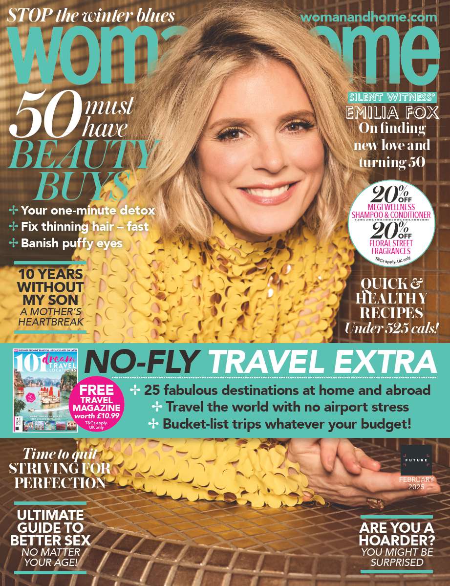 Emilia Fox on woman&amp;amp;home cover