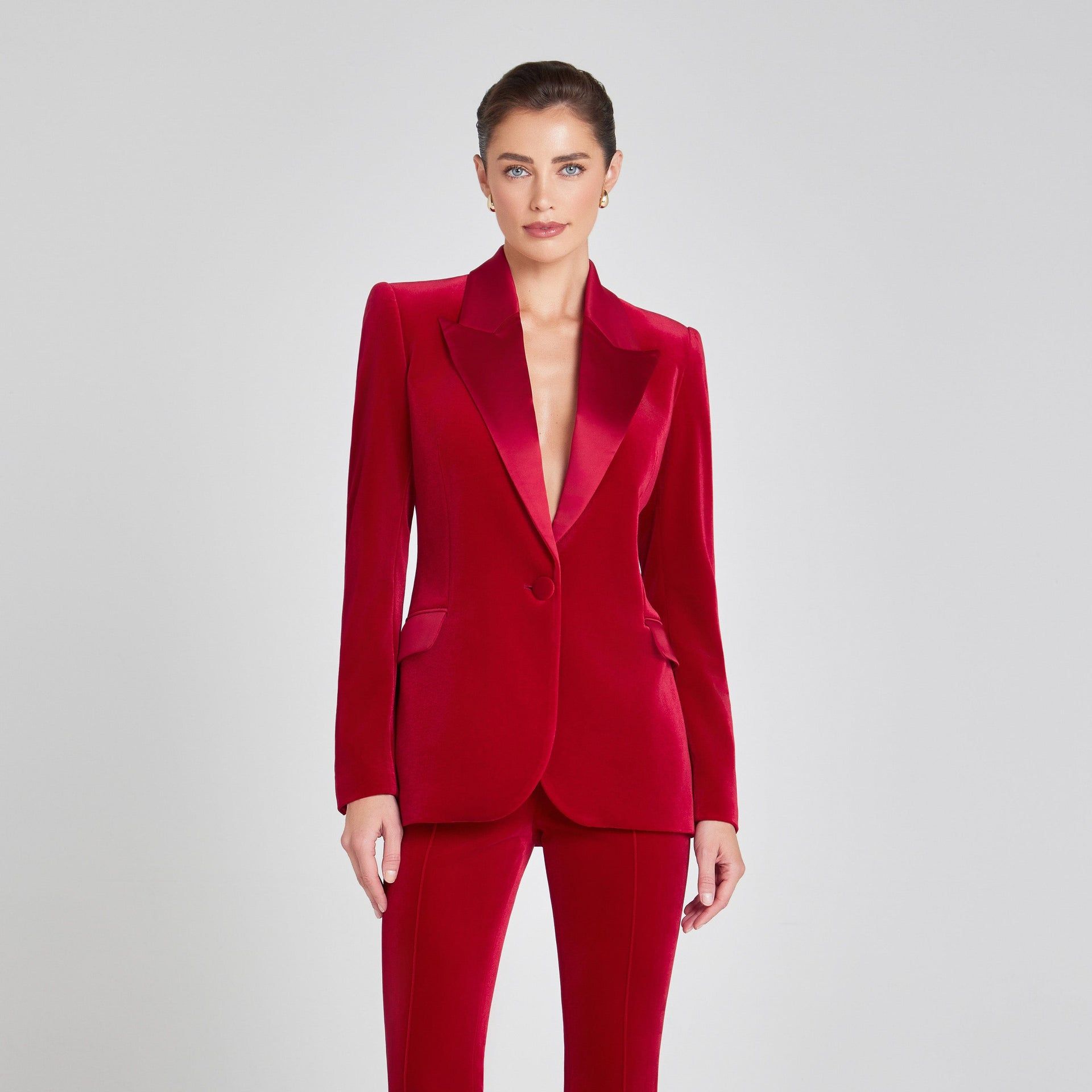 Beatrice Red Blazer