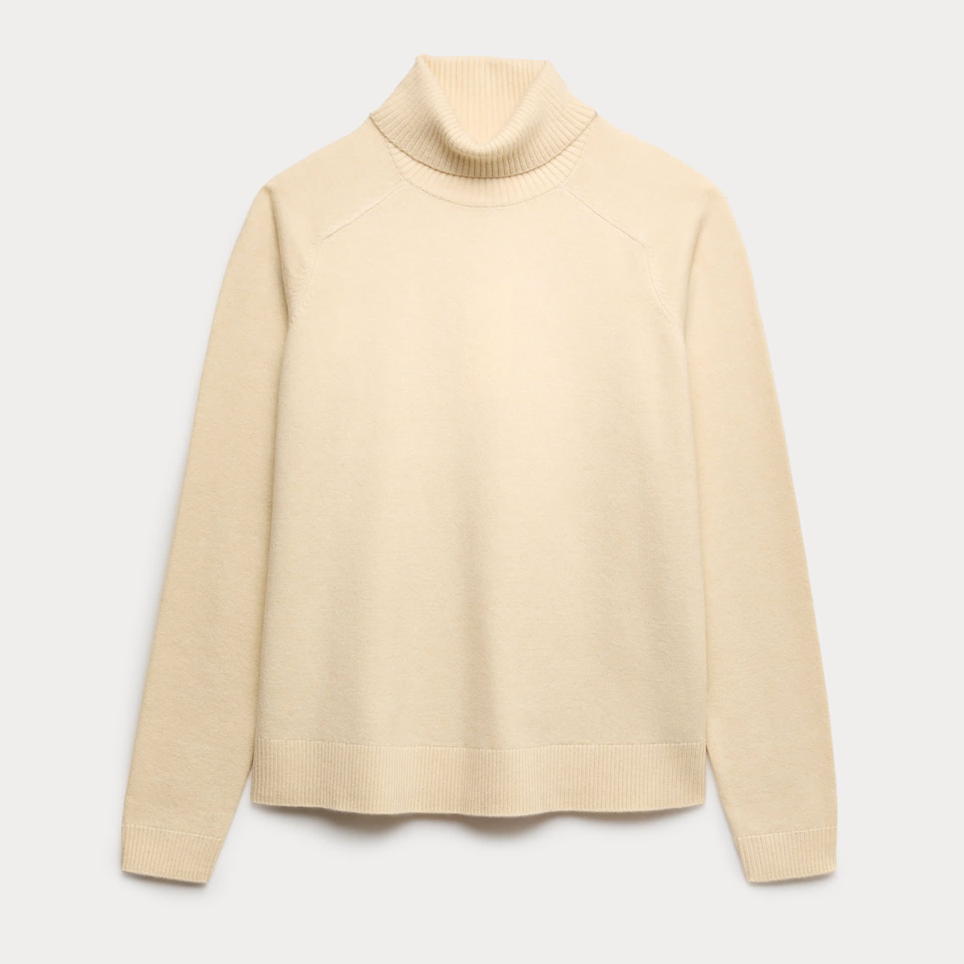 Air-Yarn Roll Neck Jumper