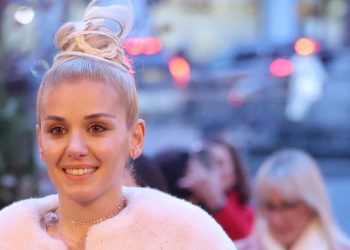 Katie Melua’s chic look just proved pastels work in winter too