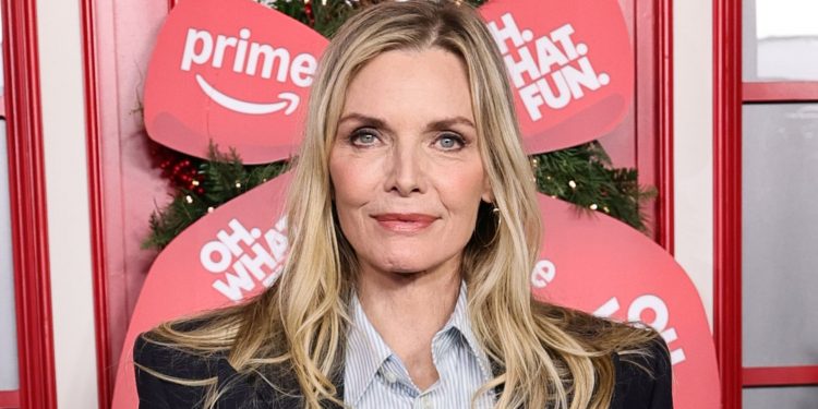 Michelle Pfeiffer’s polished party look taps into tailoring