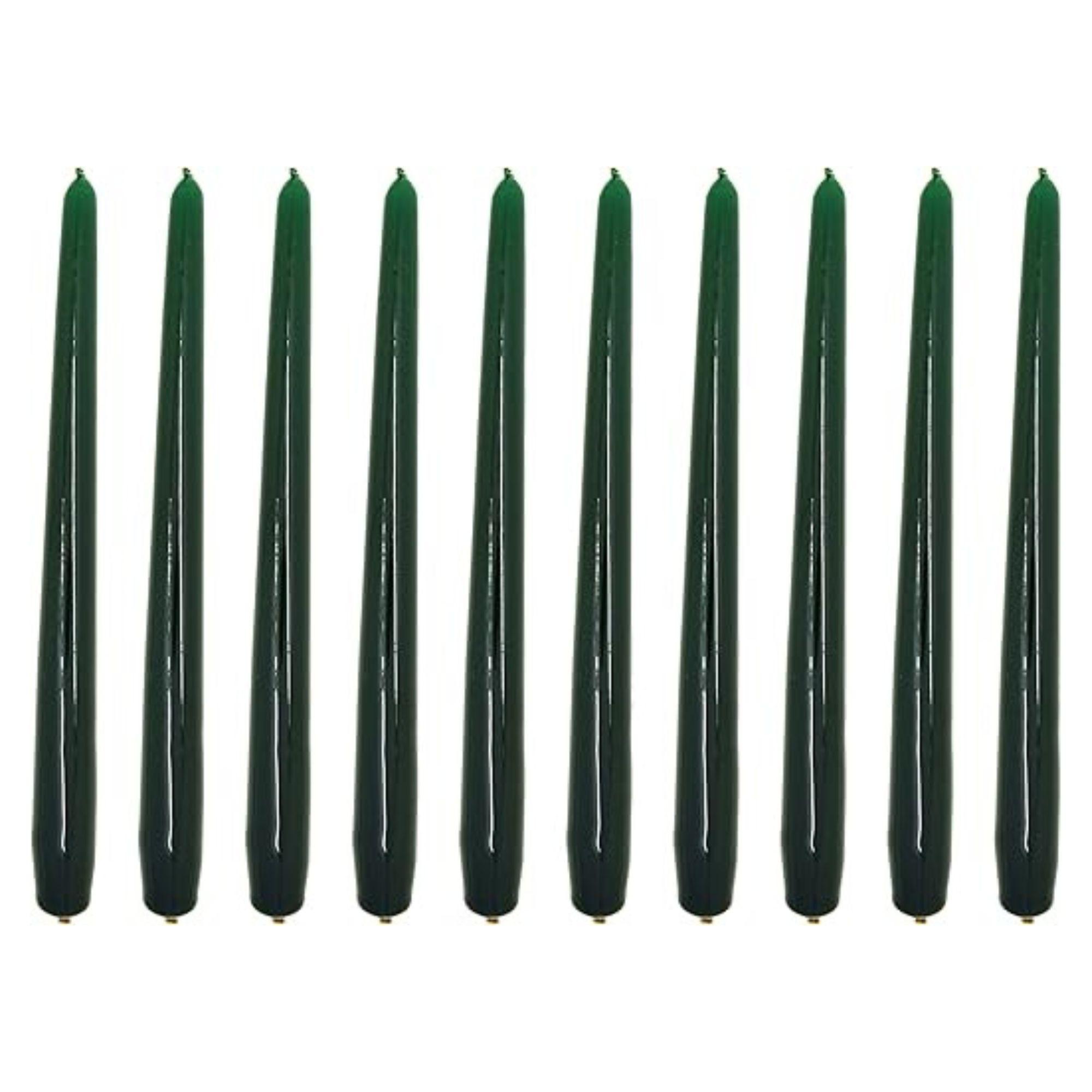 Green taper candles