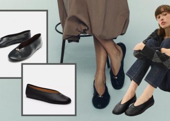 These Zara shoes remind me of Coach’s Houston ballet flats