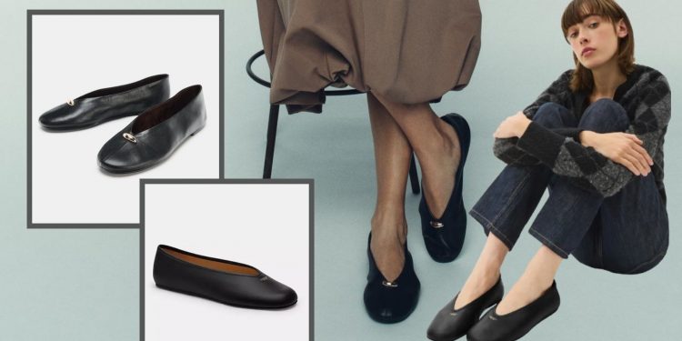 These Zara shoes remind me of Coach’s Houston ballet flats