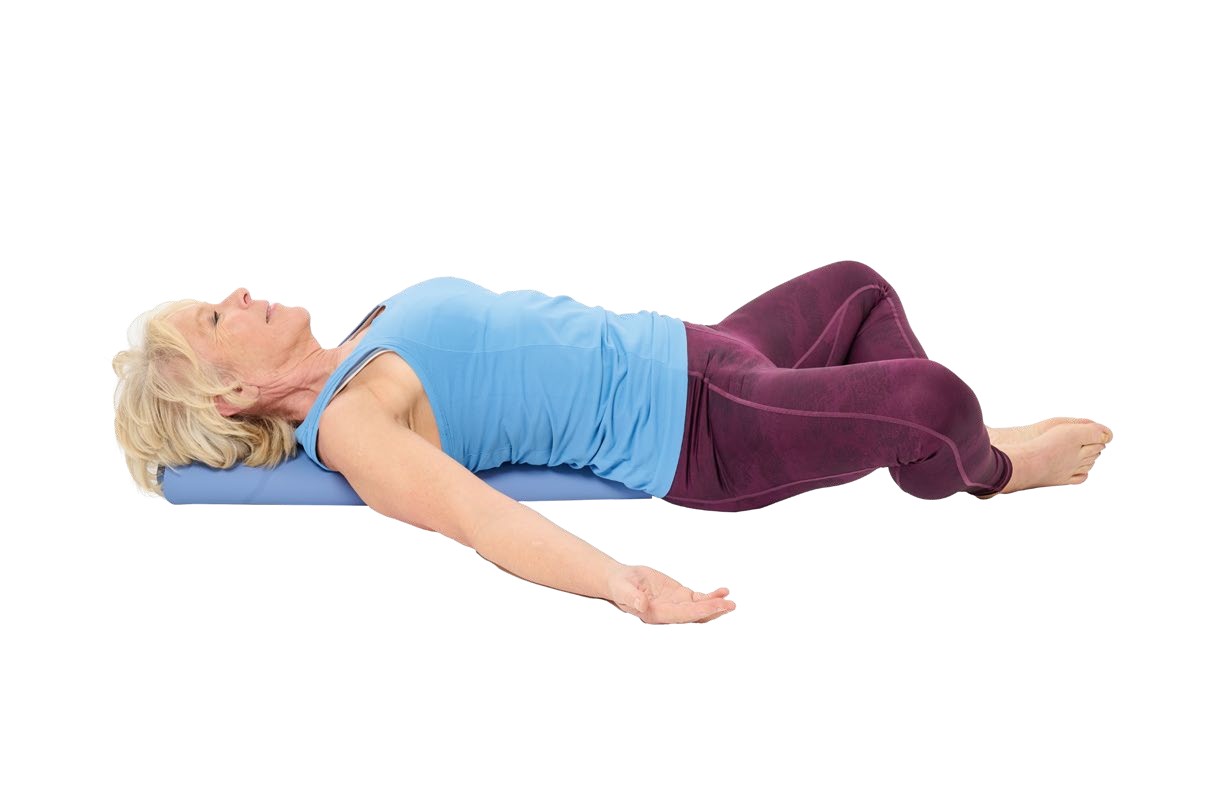 Annie Deadman demonstrates fish pose