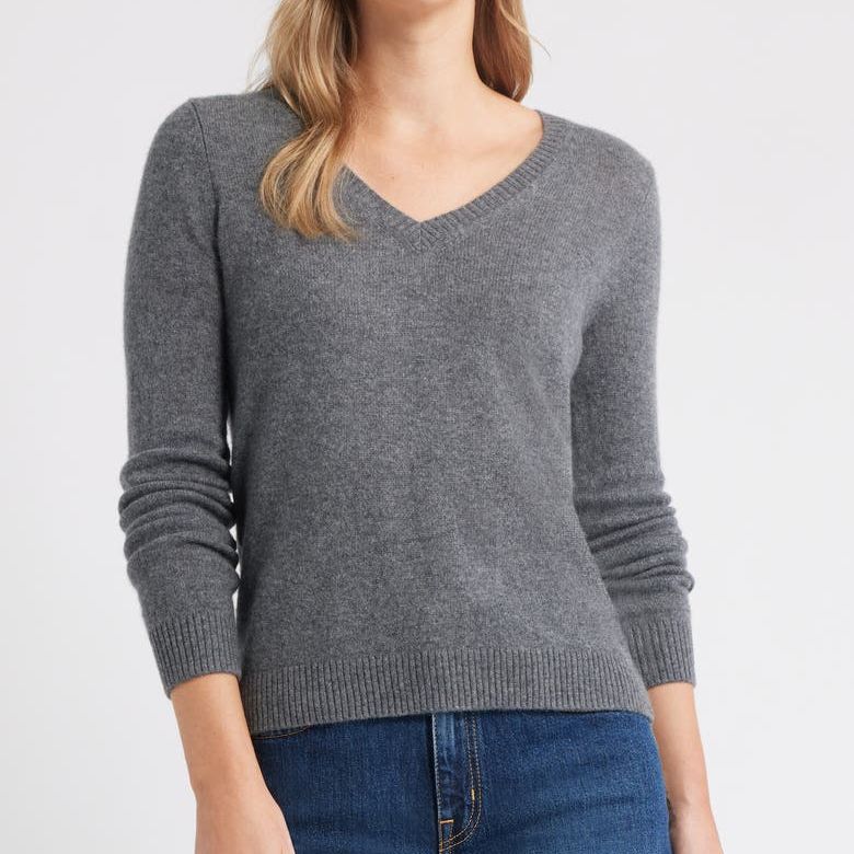 Cashmere V-Neck Sweater