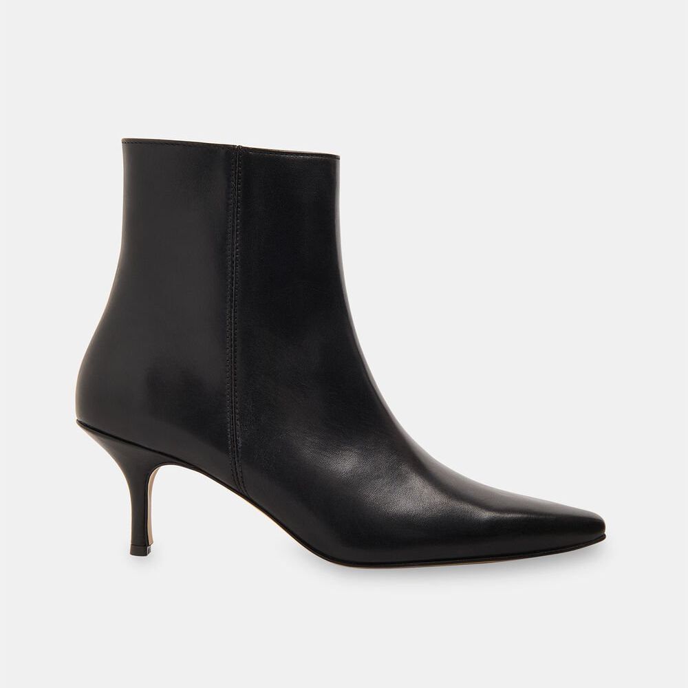 Black Pointed Heeled Boot