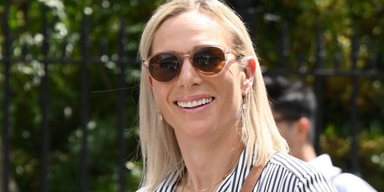 Zara Tindall hits the beach in comfy espadrilles and floral midi