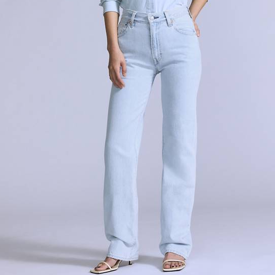 Levi&amp;rsquo;s light wash Plank Straight Jeans