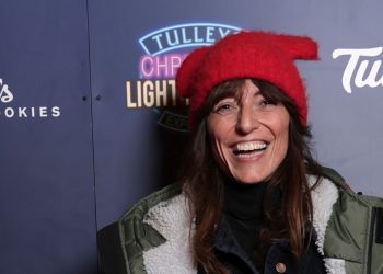 Davina McCall proves practical winter clothes can be chic