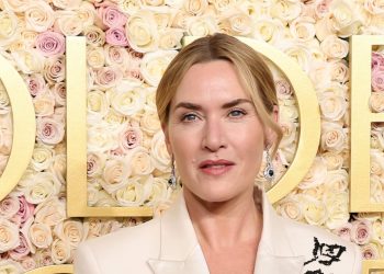Kate Winslet’s white Golden Globes suit still inspires me