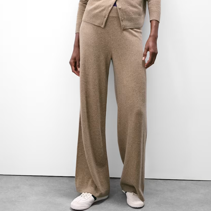 M&amp;amp;S cashmere knitted trousers