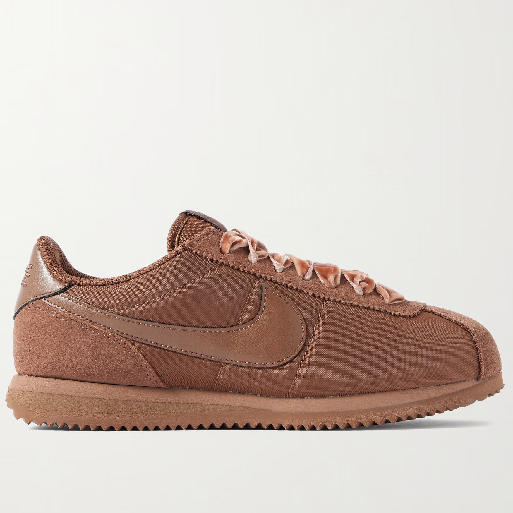 Nike, Cortez Leather, Suede And Canvas Sneakers