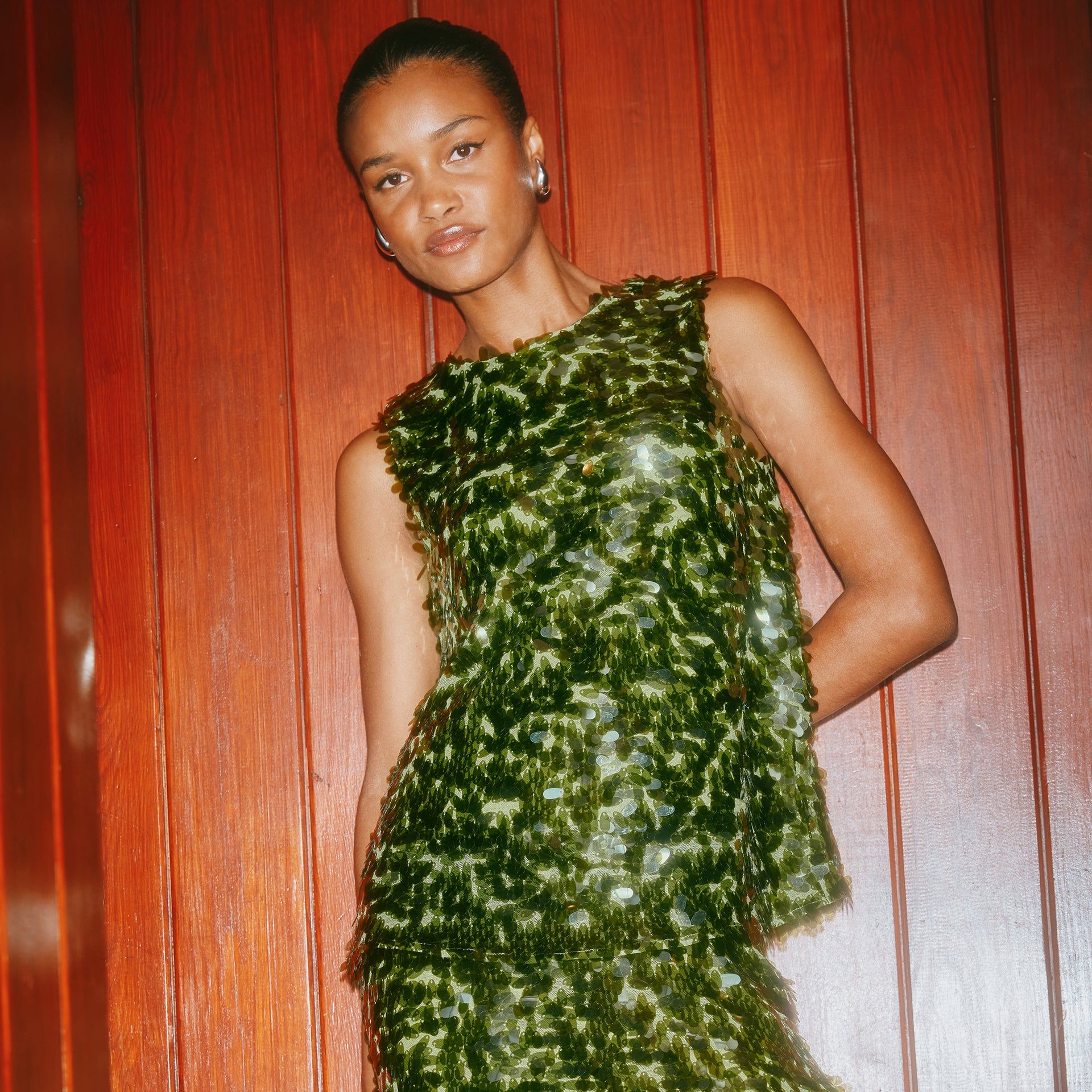 Drop Sequin Shell Top - 8