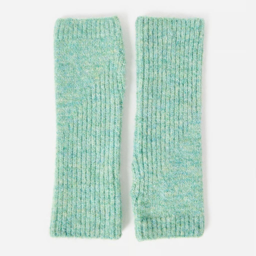 Oliver Bonas ribbed knitted wrist warmers