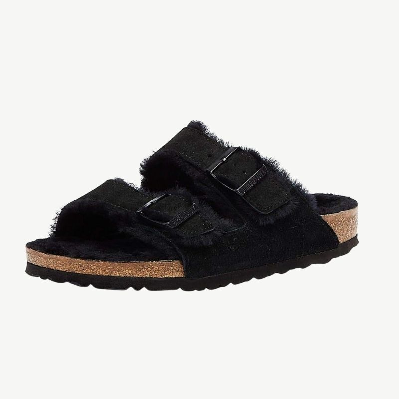 Image of black Arizona slippers