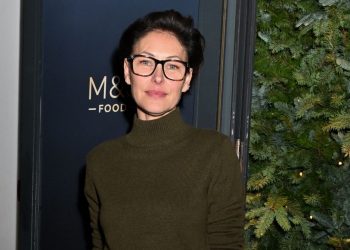 Emma Willis keeps the heritage trend going in argyle knitwear