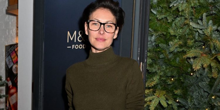 Emma Willis keeps the heritage trend going in argyle knitwear