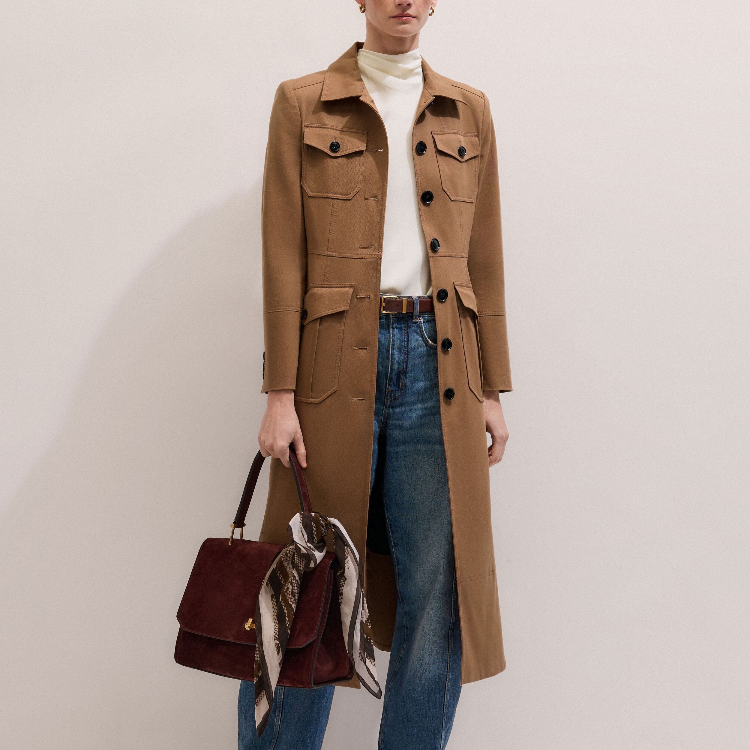 Fitted Military Coat