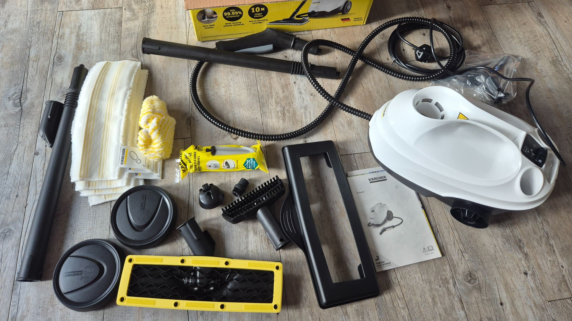 Testing the Karcher SC3 Steam Cleaner
