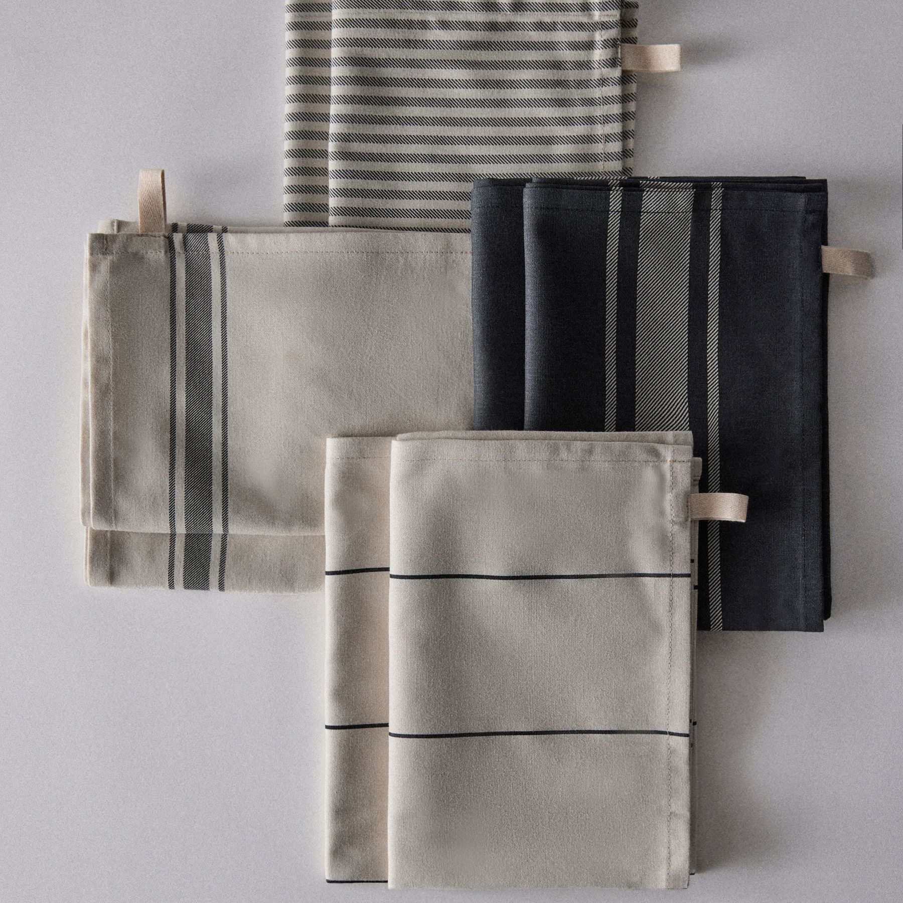 The Set 8 Pack Natural Tea Towels