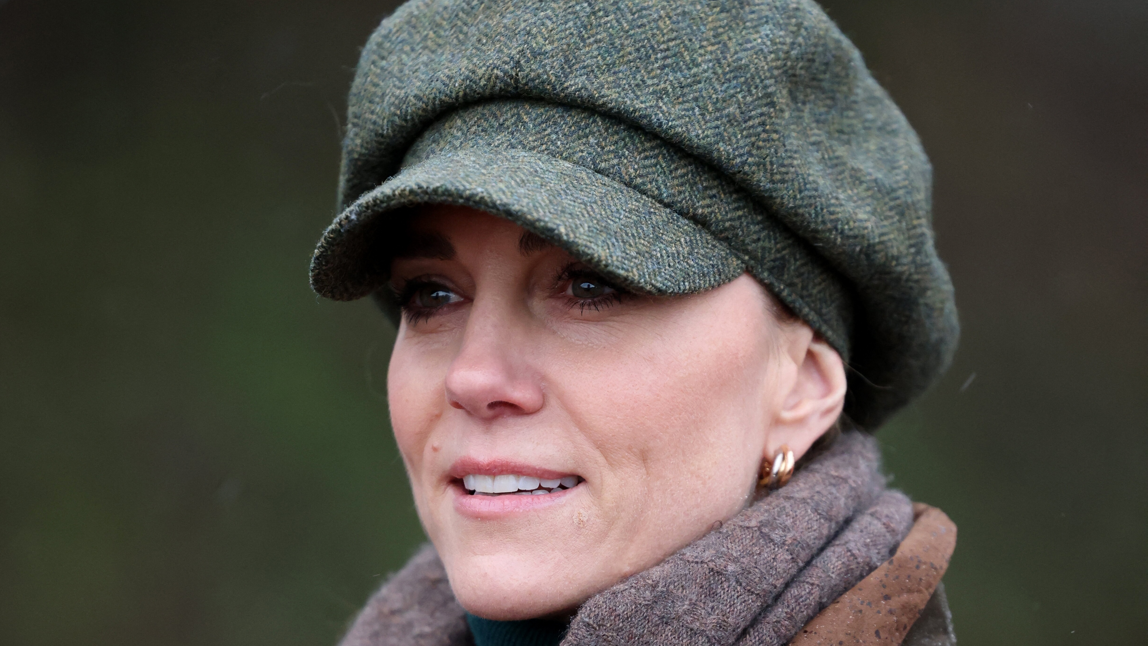Catherine, Princess of Wales, looks on during a guided walk on January 27, 2026
