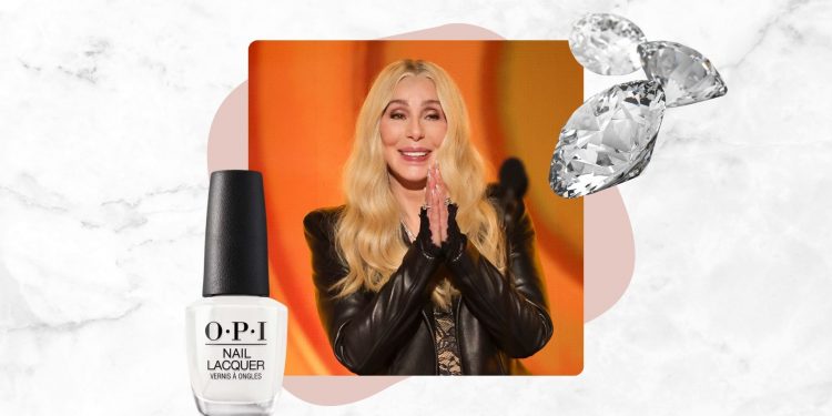Forget neutrals, we want Cher’s crystal Grammy manicure now