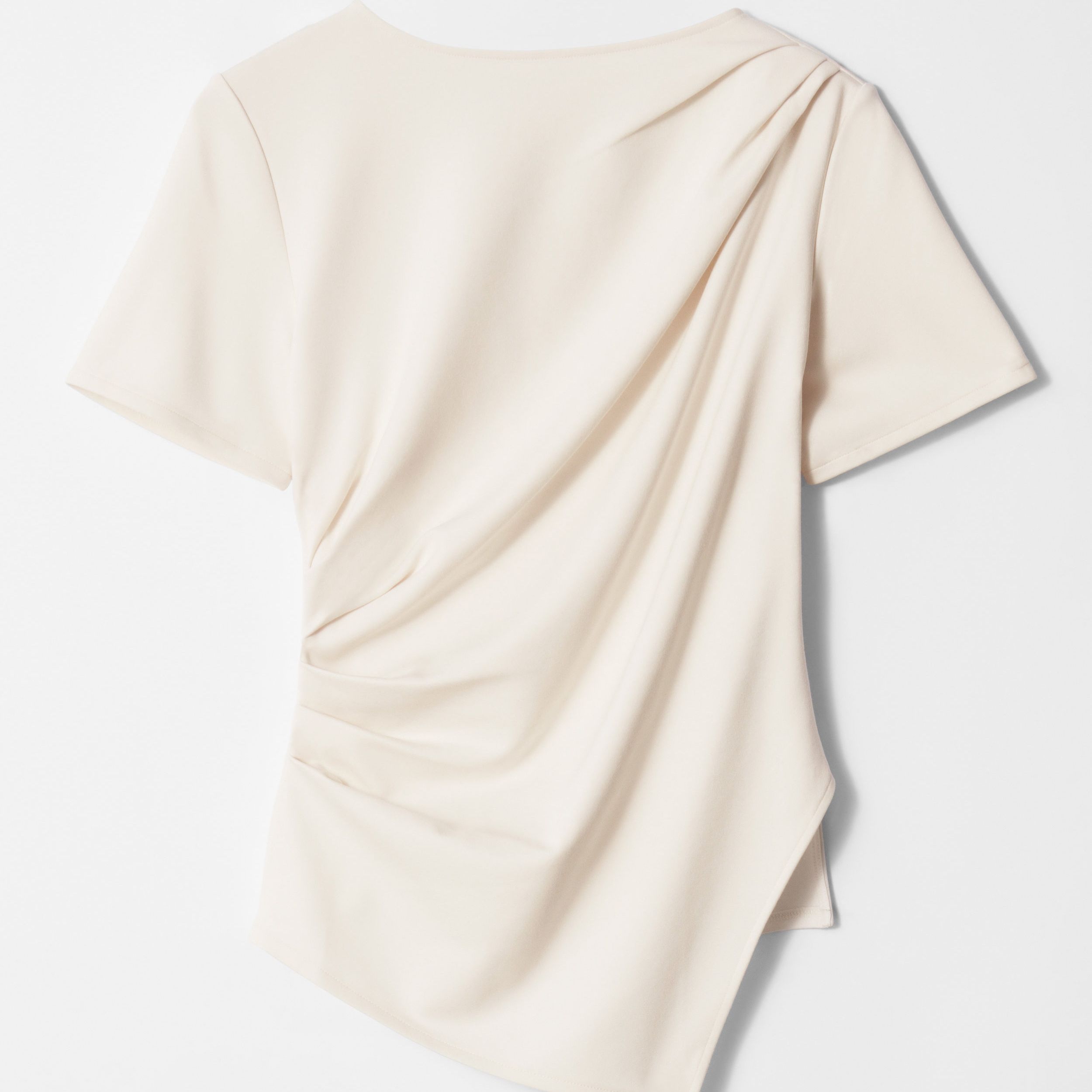 Draped Asymmetric T-Shirt