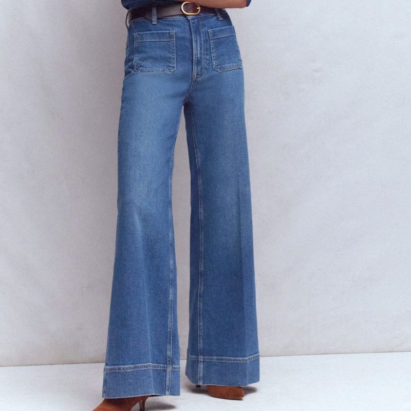 Boden, Patch Pocket Flare Jeans